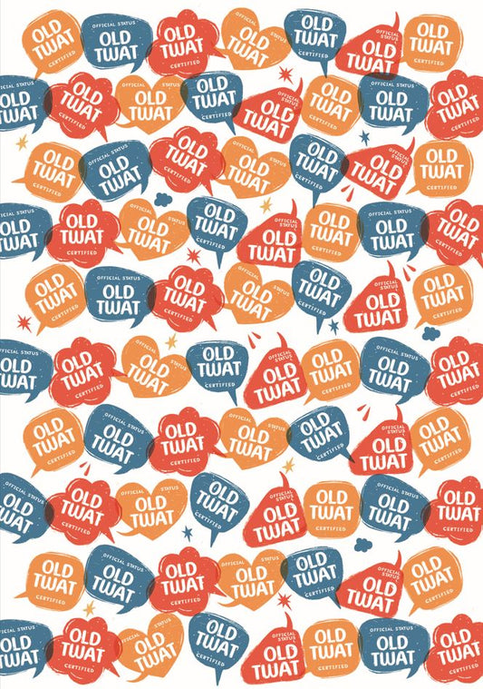 Old Twat Wrapping Paper