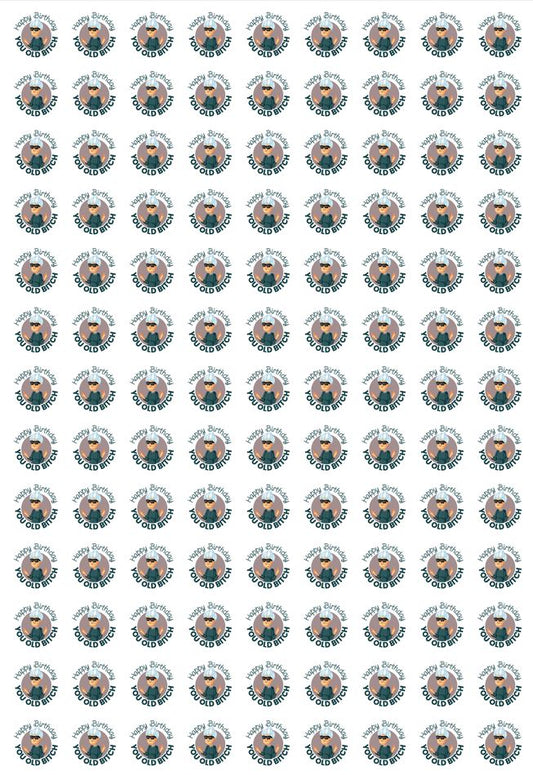 Happy Birthday You Old Bitch Wrapping Paper