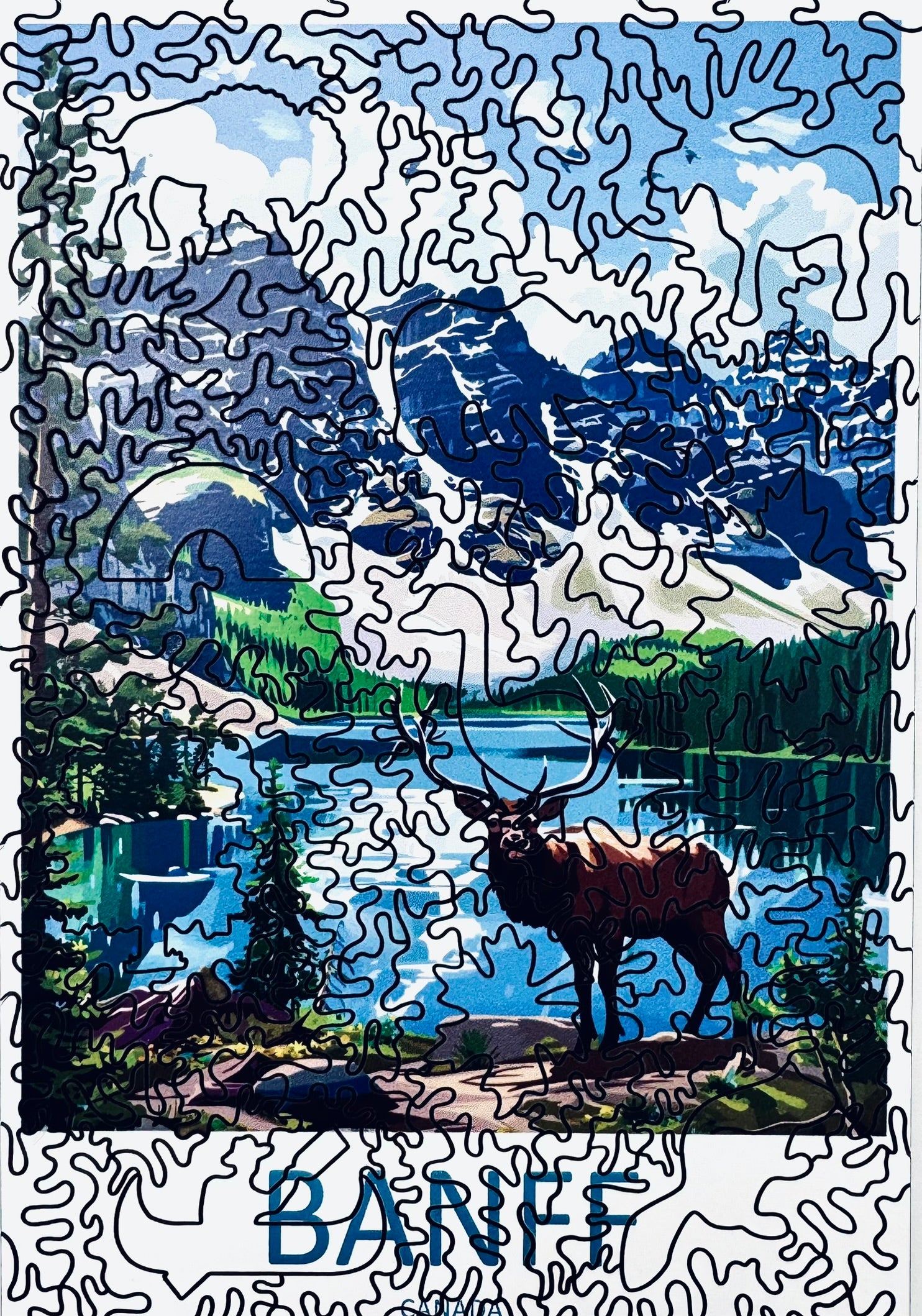 Banff National Park Mini Puzzle