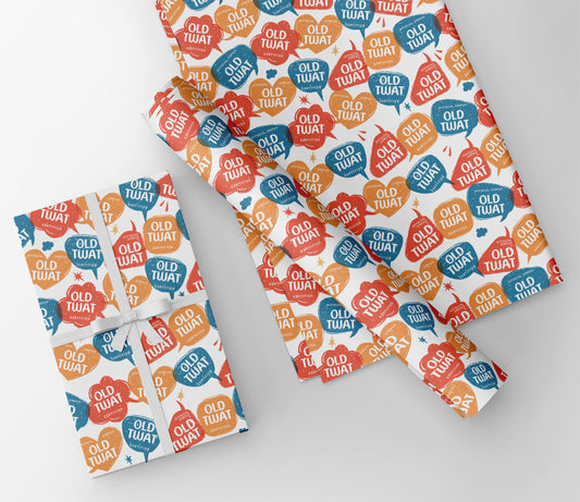 Old Twat Wrapping Paper