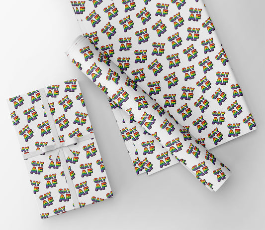 GAY AF Wrapping Paper