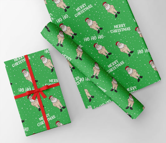 Christmas Wrapping Paper - Featuring Naked Santa!